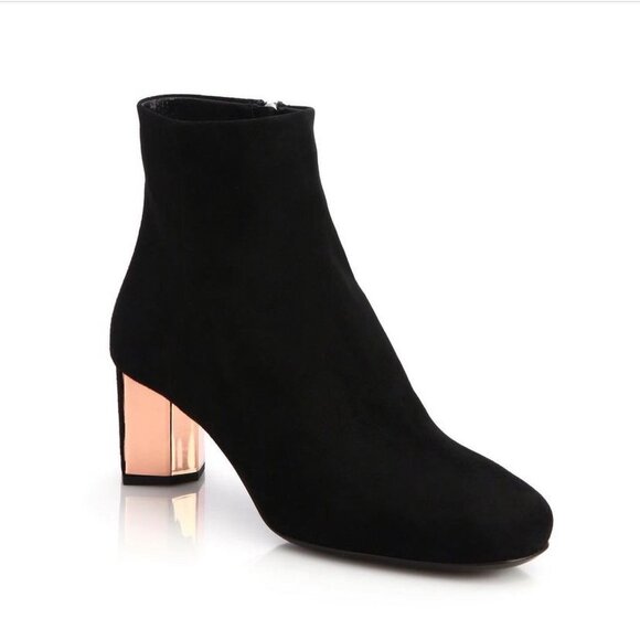 Prada Suede Ankle Boots, size 38.5 (fits like 8) - Picture 1 of 8